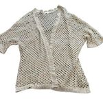 Mine women's S/M fishnet knit tan cardigan Size undefined Photo 0