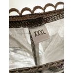 Plus Curvy 3X Oversized Lightweight Olive Green with Pink White Florals Size undefined Photo 5