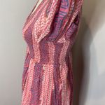 Warm Pink Smocked Striped Maxi‎ Dress 1 Photo 6