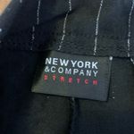 New York & Company Pants Petite Medium Black with Silver Shimmer Pinstripes Size undefined Photo 1