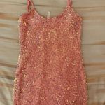 Lucy in the Sky  Pink Sequin Bodycon Mini Dress Photo 0