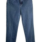 Jones New York Vintage 90s Mom Jeans 4P Med Wash Straight Leg Mid Rise Stretch Photo 0