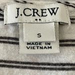 J.Crew  Black White Stripes Cold Shoulder Round Neck Short Sleeves Tshirt S #1707 Photo 6
