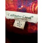 Coldwater Creek Floral Boho Autumn Floral Zip Up Blazer Jacket Size Large Photo 4