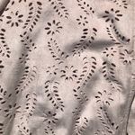 Forever 21 New With Tag Floral & Leaf Print Cut Out Suede Pink Bomber Jacket Photo 2