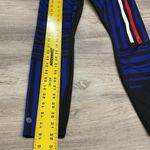 Athleta Black with Red, White & Blue Stripes Cropped Leggings Size XS Photo 10