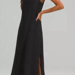Lululemon  All Yours Tank‎ Maxi Dress Size 4 in black Photo 0