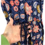 Lucky Brand  Floral Batik Print A-Line Maxi Dress SZ Large Bohemian Summer Beach Photo 7