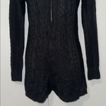 Black Cable Knit Romper By Day & Night Women’s S Small Photo 2