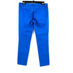 J.Crew  size 28 toothpick‎ bright blue jeans pants cotton spandex blend Photo 1