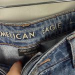American Eagle Comfort Stretch Waistband Mom Jean Distressed Size 8 LONG 8L EUC Photo 5