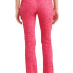 Urban Outfitters  Alia Plisse Pink Floral Flare Pants MEDIUM Photo 1