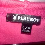 Playboy  Bling Cropped Velour Hoodie Photo 2