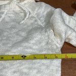 SO  sz XS juniors slubbed hooded sweater ivory ribbed trim one pocket long sleeve Photo 7