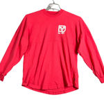Disney  World Spirit Jersey Long Sleeve Graphic Tee Travel Red Orange Womens‎ XS Photo 0