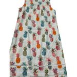 For Cynthia Sleeveless Lace Up Pineapple Print Mini Shift Dress Multi Size Small Photo 3