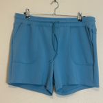 Mondetta  Women’s Midweight Ribbed Scuba‎ Shorts Adriatic Blue Size XL Photo 1