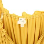 Anthropologie En Elly Sunset Tiered Golden Yellow Maxi Dress S Photo 8