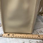 Tahari French Vanilla Triple Entry Satchel Photo 8