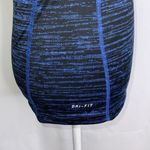 Nike  Dri Fit Blue & Black Athletic Exercise Running Razorback Tank XS Photo 5