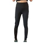 Womens Peony & Me Small Sport Black High Rise Mesh Panel Yoga Pants​​​​ Photo 2