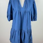 Sea New York Loren Tunic Dress Blue Embroidered Cotton Size L Yacht Wife Size L Photo 11