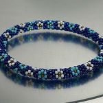 Sashka Blue Floral Bracelet 8” Photo 0