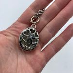 Juicy Couture  Elegant Silver Pendant Toggle Locket Necklace 90’s y2K vintage Photo 3