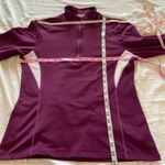 Athleta  Purple 1/4 Zip Jacket Sz Medium Photo 9