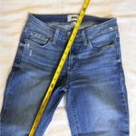 Paige Denim Blue Skinny Jeans Women’s 27 Raw Hem Stretch Mid Rise Photo 7