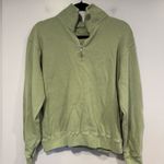 Brandy Melville John Galt green quarter zip sweater Photo 0