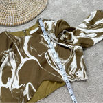 Bohme NWT Emory Park Audra Olive Marble Swirl Silky Crop Top M & Maxi Skirt Size S Photo 8