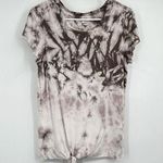American Eagle  Shirt Womens M Soft & Sexy Tie Dye SS Front Tie Photo 0