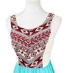 Flying Tomato Sleeveless Boho Patterned Maxi Dress Size Small Photo 1