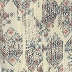 Lucky Brand Dress Womens XS Cream Multicolored Geometric Boho Bohemian Peasant Photo 6