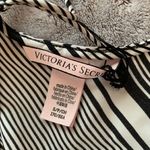 Victoria's Secret  Women's Pinstripe Satin Scoop‎ Racerback Casual Tank Top Small Photo 2