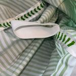 Marine Serre Regenerated Ball Skirt Green Striped Photo 7