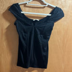 ZARA Black  Top Short Sleeve Photo 0