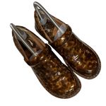 BOC Born Concept Brown Leopard Animal Print Slip On Clogs Mules Shoes Size 8 Photo 1