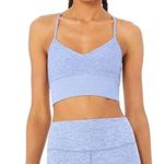 Alo Yoga Lavish Blue Strappy Racerback Sports Bra Photo 4