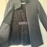 The North Face Black Women’s Quilted Sherpa Lined Full Zip Jacket Size Small EUC Photo 5
