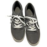 Vans  Women's 8 Grey Canvas Sneaker Slim Gym Shoe‎ Skater Casual Comfortable Photo 1