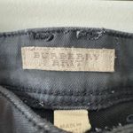 Burberry  Brit Westbourne Skinny Ankle Pants Faux Leather Zip Button  5-Pocket 32 Photo 5