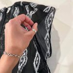 Charlotte Russe Vintage Sheer Open Front Cover Up Womens Medium Black Aztec Lace Photo 3