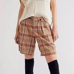 Free People Plaid Shorts Photo 6