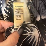 Studio West  Black and White Tropical Print Blouse Photo 5