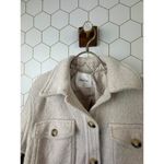 Wilfred  Free by Aritzia The Ganna Bone Merino Wool Shacket - Size - Medium Photo 5