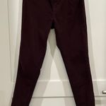 Mossimo Supply Co Mossimo Burgundy High Rise Skinny Jeans Photo 1