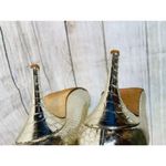 Kate Spade Karolina Size 7.5 B Gold Snake Pumps Leather High Heels Shoes Italy Photo 9