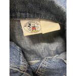 Vintage 90s Disney Mickey & Co Mickey Time Classic Denim Jean Jacket Size S/M* Blue Photo 4